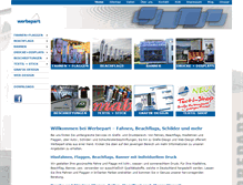 Tablet Screenshot of beachflags.de
