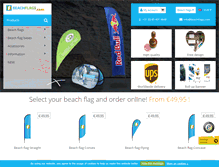 Tablet Screenshot of beachflags.com