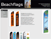 Tablet Screenshot of beachflags.nl